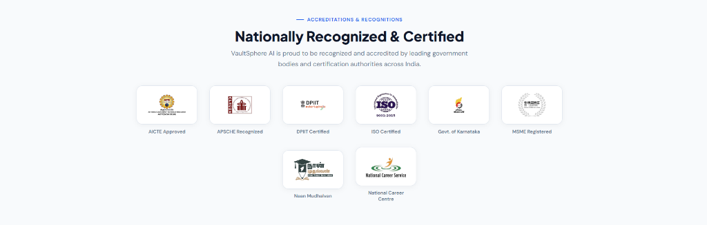 Nationally Recognized & Certified